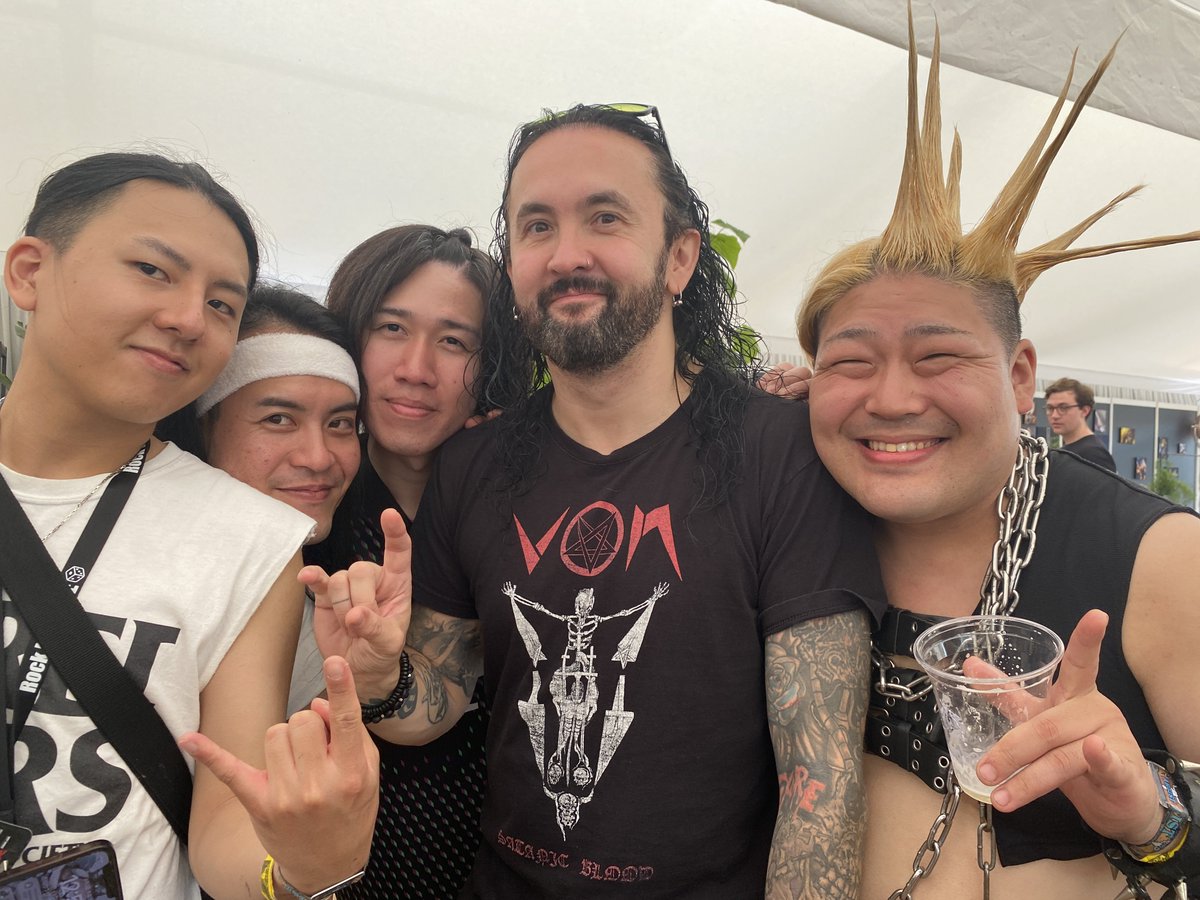 Thank you!! Frédéric(Kreator)🤘
Wackenのアーティストエリアでの1枚

#wacken 
#wackenopenair