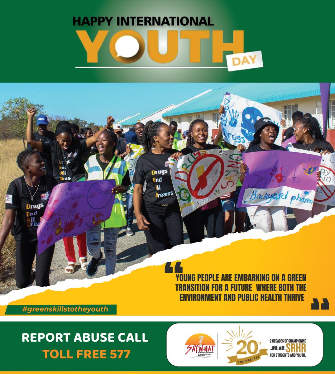 SAYWHATOrg's tweet photo. Empowering the youth with comprehensive education on climate change and sexual reproductive health equips them with the knowledge and tools to make informed decisions, act, and advocate for inclusive policies. 
Happy International Youth Day 
#InternationalYouthDay #climatechange https://t.co/EyxQRCinbI