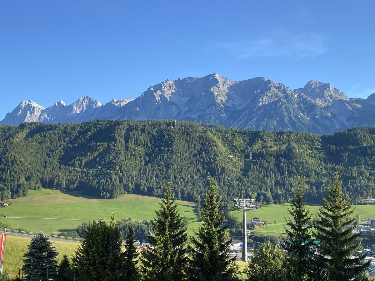 Will miss waking up to this view. 
Have loved #Schladming and now time to enjoy #Salzburg #Austria