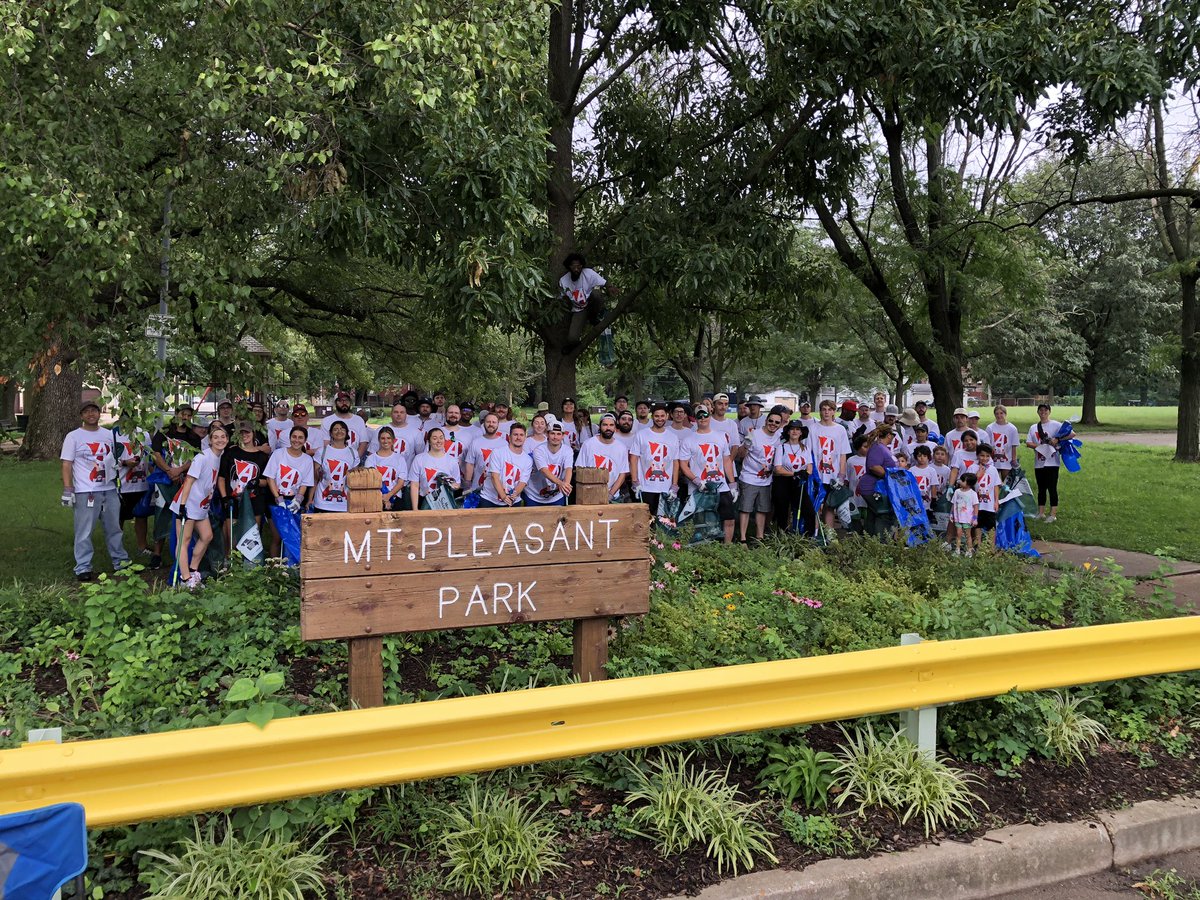 Missouri Stream Team Program and Abstrakt Marketing Group volunteers helped cleanup the Mount Pleasant Neighborhood. We removed multiple tons of trash in only five hours. A huge success!