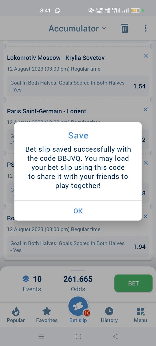Onorpik's tweet image. Goals scored in both halves
Odds: 260+++
Global code: BBJVQ
Leo lazima katambeee
Joining link 👉 clcr.me/nJij3E
Promocode: GABRIELMO