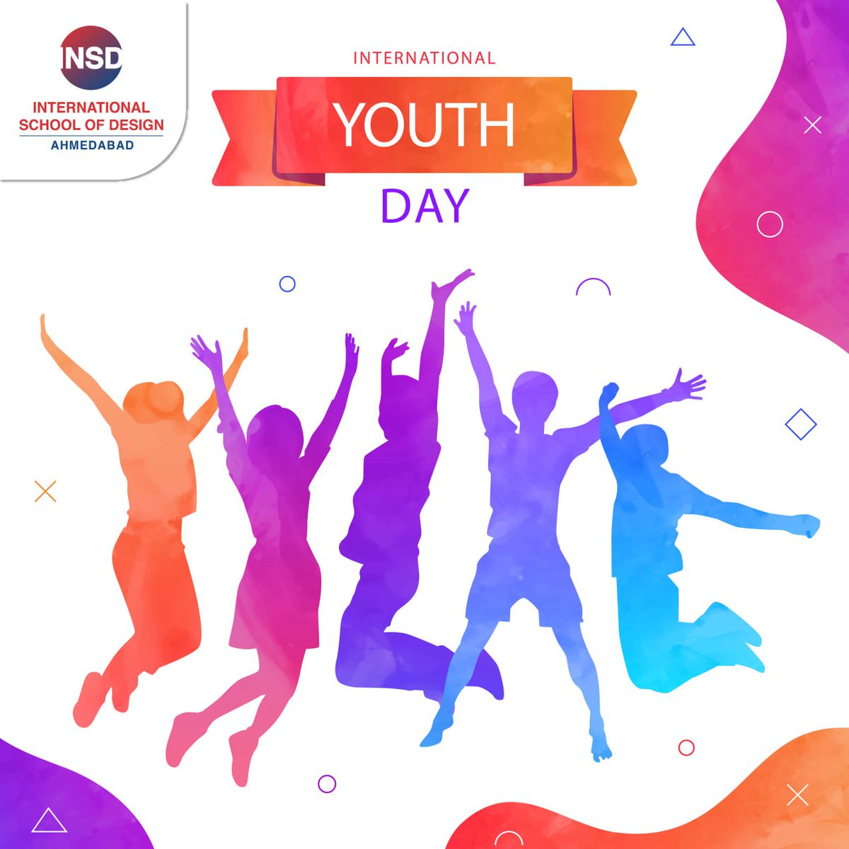Happy International Youth Day! ✌️⭐️🌈 Remember, you have the power to shape a brighter, more colorful future. Keep designing, keep inspiring, and keep being the incredible force that you are! 💡🎨 #InternationalYouthDay #studentsofinsd #YouthfulCreativity #DesignYourFuture