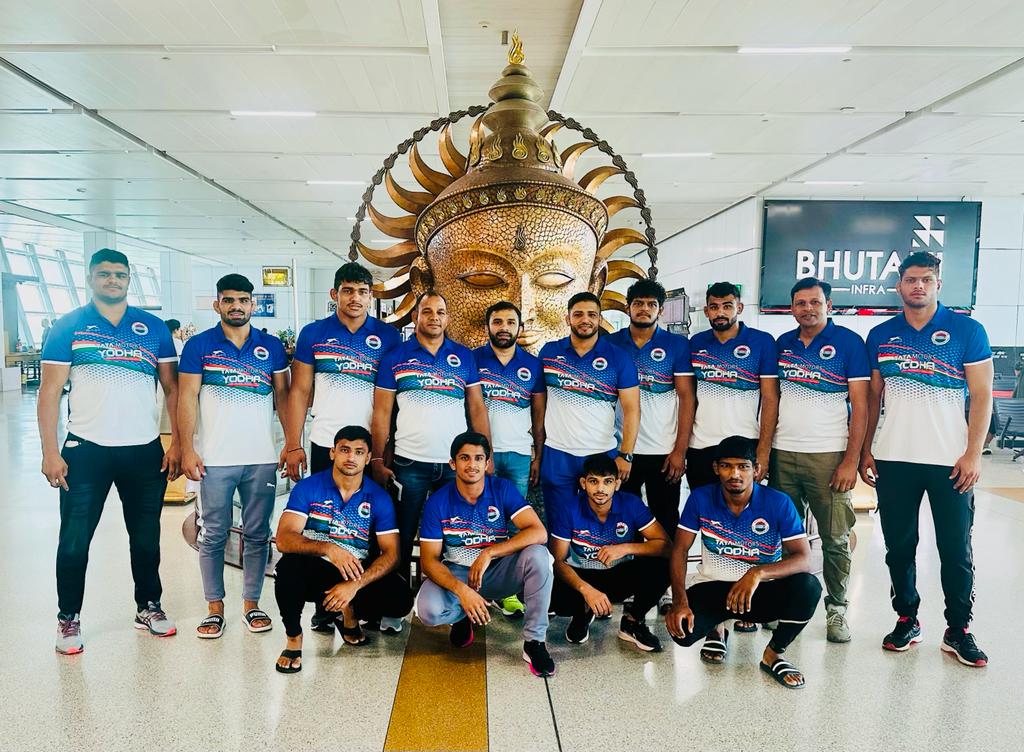 Media_SAI's tweet photo. ✈️Off to Jordan 🇯🇴

🇮🇳 Wrestling Freestyle Team is all set to participate in the U20 World 🤼 Championships that is scheduled to kick off on August 14 and will conclude on August 20th 👍

All the best, champs!

#WrestleAmman #IndianSports #IndianAthletes https://t.co/W69X0zA5qT