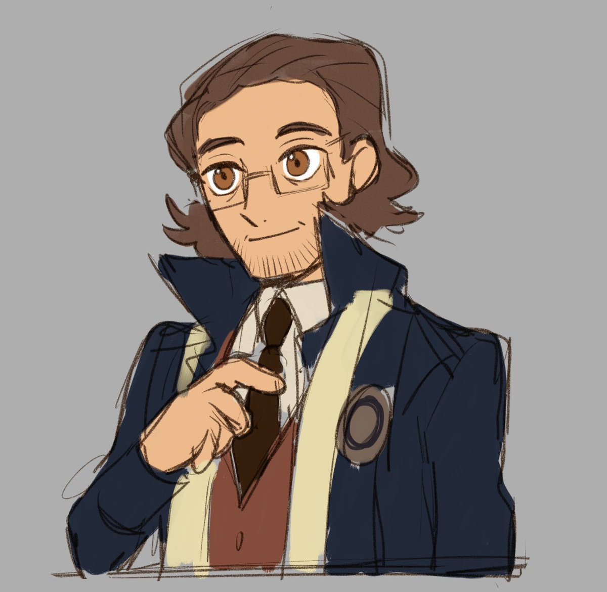 topibeeru's tweet photo. [smd oc] practicing the layton artstyle with some original characters! https://t.co/3VWGUZDjIB