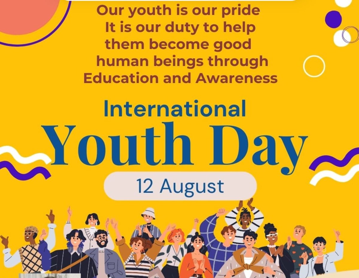 #InternationalYouthDay2023 
celebrating the young generation ,celebrating youth #LeaveNoYouthBehind