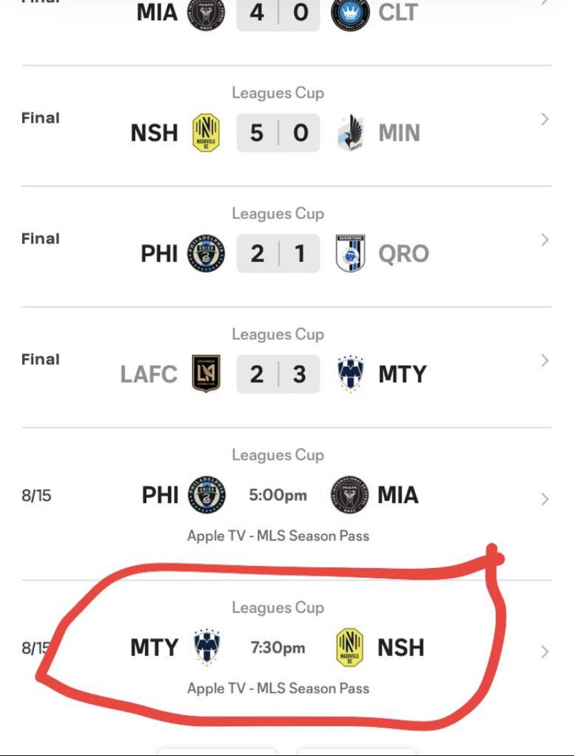LMiguelSalvador's tweet photo. Una pregunta para la @LeaguesCup y @LigaBBVAMX :

Segun el calendario de la Leagues Cup el ganador del partido entre @LAFC vs @Rayados jugaría de local en la siguiente fase (semifinal)

Si gano Rayados porque tienen que ir a Nashville?

Porque no jugarlo en Dallas o Houston y @Rayados siendo local….