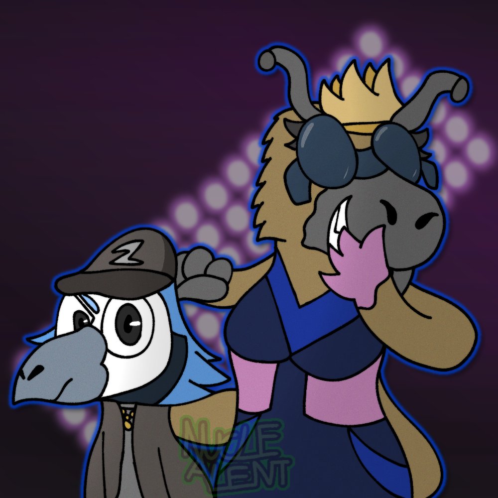 FlowEndOne's tweet photo. Crazy in Love - Queen Bee Onsaay Ft. Blue Jay-Z from Just Dance 2
Tags: #art #fanart #thebadguys #queenbeeonsaay #bee #anthro #furryart #furry #bluejayz #avian #bluejay #superanimalroyale #justdance #justdance2 #book #game #bookfanart #gamefanart #drawing #digitalart https://t.co/MVT2WBTSHz