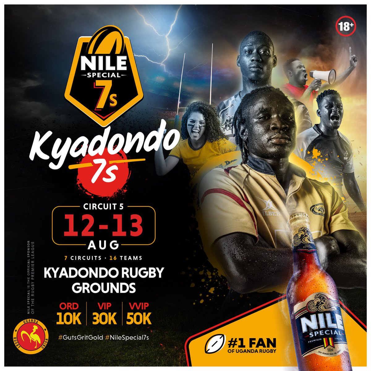 BlackPearlsRFC's tweet photo. Small reminder: Saturday is a rugby day. Riveting action from the top women's &amp; men's teams. 🔥

Catch your favourite gems dazzling at the #Kyadondo7s today &amp; join the bestest fans, @piratesfansug! 🤗

#BlackPearlsStrong 🖤❤️
#LONEAfrica
#GloFoodsUg
#NileSpecial7s
#GutsGritGold https://t.co/q0aA1Gy9Tp