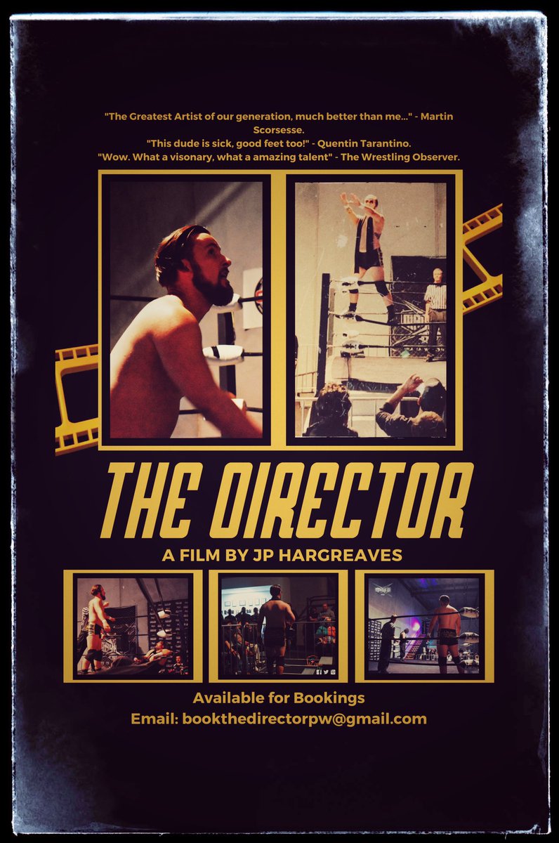 thedirectorpw's tweet image. Ready to mingle 🎥🤼‍♀️

📸 - @mcphotoplay 
#thedirector #thedirectorscut #filmposter #availableforbookings #mayhempro #relentlessschoolofprowrestling #jphargreaves #prowrestler #filmmaker #australianwrestling #retroposter #grindhouse #martinscorsese #quentintarantino