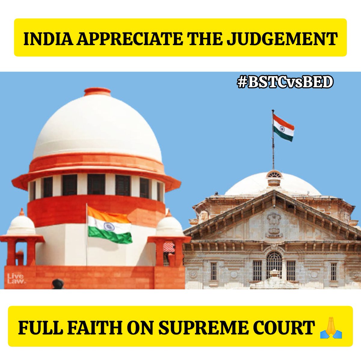 SamimMo28933389's tweet photo. satyamev jayate
#BSTC_WELCOME_SC_JUDGEMENT
@PMOIndia @SCofInd @SCJudgments @indSupremeCourt @barandbench @KapilSibal https://t.co/tvrOW55CPh
