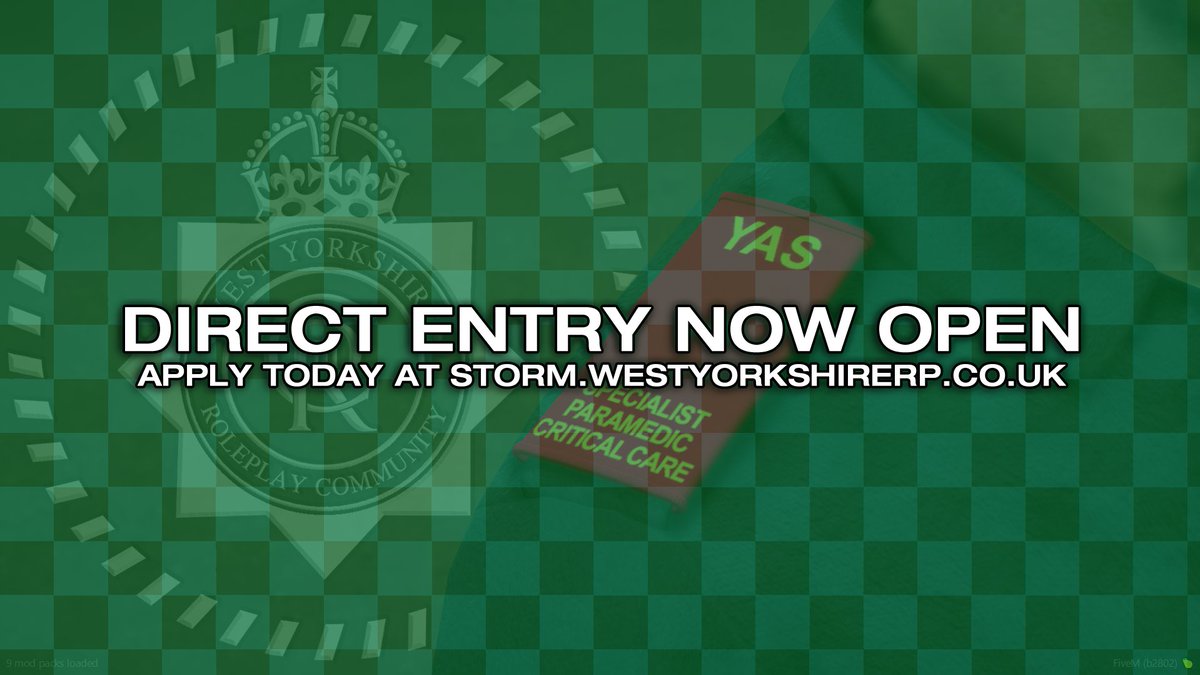 WYRoleplay_YAS's tweet photo. In addition to yesterdays tweet, we also have a range of Direct Entry positions available for those experienced! View them in our discord, https://t.co/IIrHN4hAR3 or head to https://t.co/NMuIyE15NR and apply now!

#fictional #WYRPC @WYRoleplay https://t.co/3LjD3HyDMK