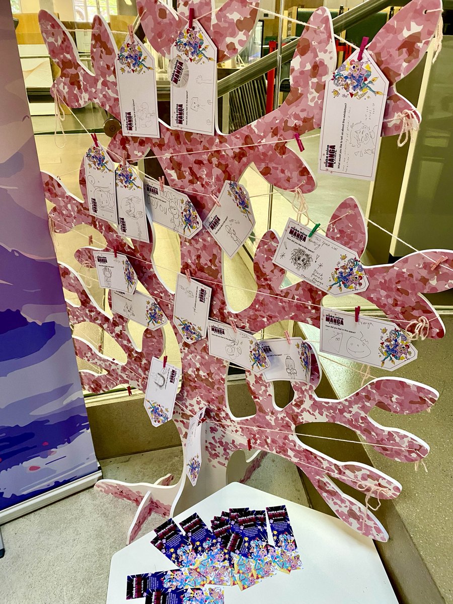 ComicArtFest's tweet photo. Curious about #manga? Don’t miss #MakeMineManga! A FREE exhibition now at Manchester Central Library until 18 August… exploring the marvellous world of manga! Part of @MCRCityofLit #FestivalofLibraries featuring incredible Japanese &amp; British creators!🌸
https://t.co/c6Rpsdqadi https://t.co/8E0tVRvPfl
