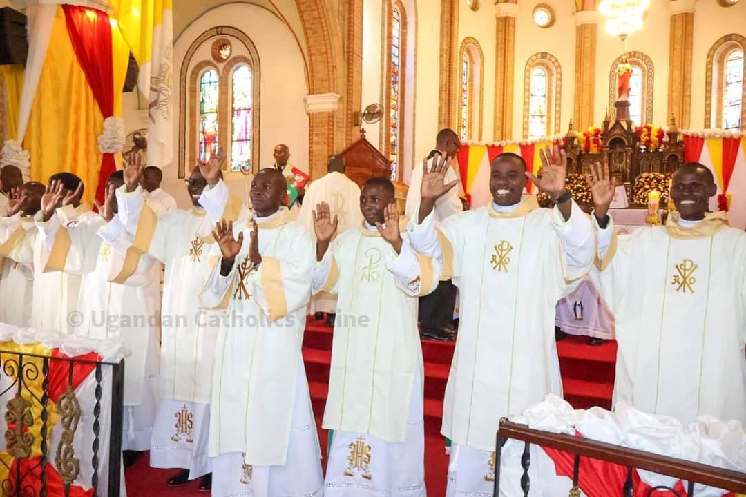 ugcatholics's tweet photo. Congratulations Kampala Archdiocese ordinations 10 seminarians to the order of Diaconate

Congratulations.......
#ucoupdates
#KampalaArchdiocese
#PriestlyOrdination2023
#LubagaCathedral
#YouAreAPriestForever. https://t.co/rAprsMBWGL