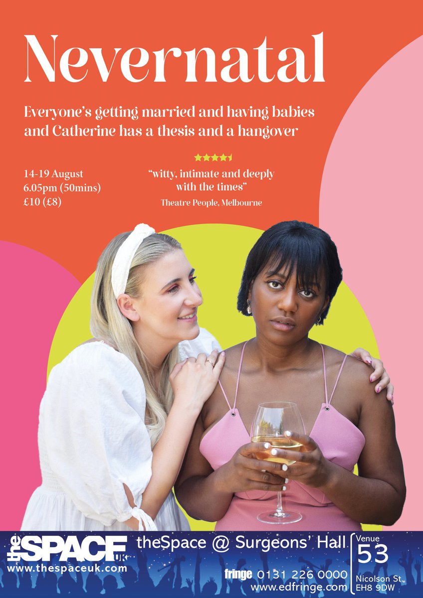 Candice_Price's tweet photo. If you’re at #edinburghfringe - come see the show I’m in! All female cast, set at a babyshower &amp; explores themes of female friendship and societal pressures when your friends start popping out babies!

14-19 Aug 6:05pm @ Surgeon’s Hall https://t.co/668kf3AUqM