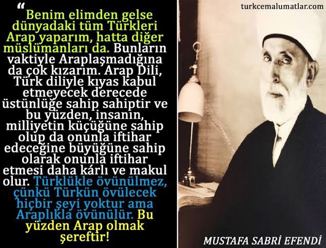 Yunanistan’da din adamlarının çoğu Yunan milliyetçisi,

Rusya’da din adamlarının çoğu 
Rus milliyetçisi,

Ermenistan’da din adamlarının çoğu Ermeni milliyetçisi ama

Türkiye’deki din adamlarının çoğu Türklük düşmanı!

İşte Türk Milletinin önemli sorunu budur.

İlber Ortaylı