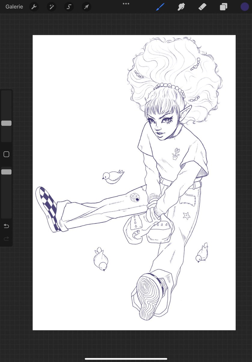 LucaStenzel's tweet photo. Idea - #sketch - #lineart - #wip @Procreate #Procreate #illusrtationart https://t.co/JhnZlnFqrc