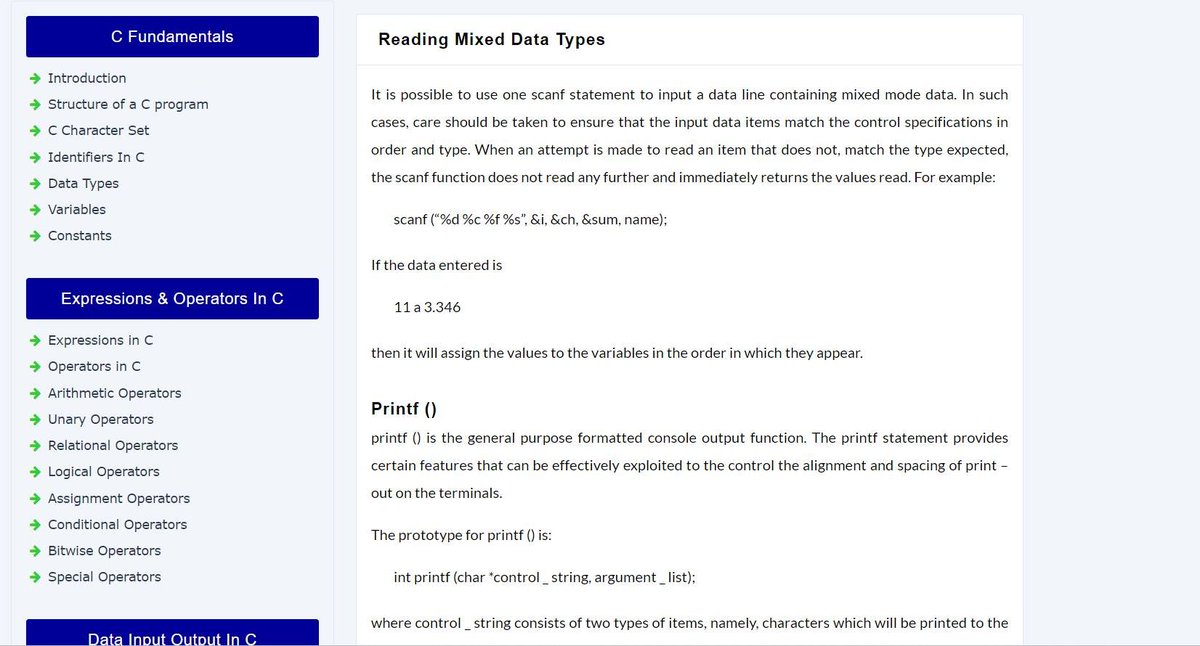 pythontpoint's tweet photo. Learn about Reading Mixed Data Types in C Programming language.. Search https://t.co/XOEKuX8Xha &amp; know more.
#learn #learning #python #freetutorial #freetutorialflorpython #pythonfree #c #ctutorial #learnc #tutorial #tutorialpoint #learncprogram #ctutorialfree #cfreetutorial https://t.co/TrSs1Pd9ye