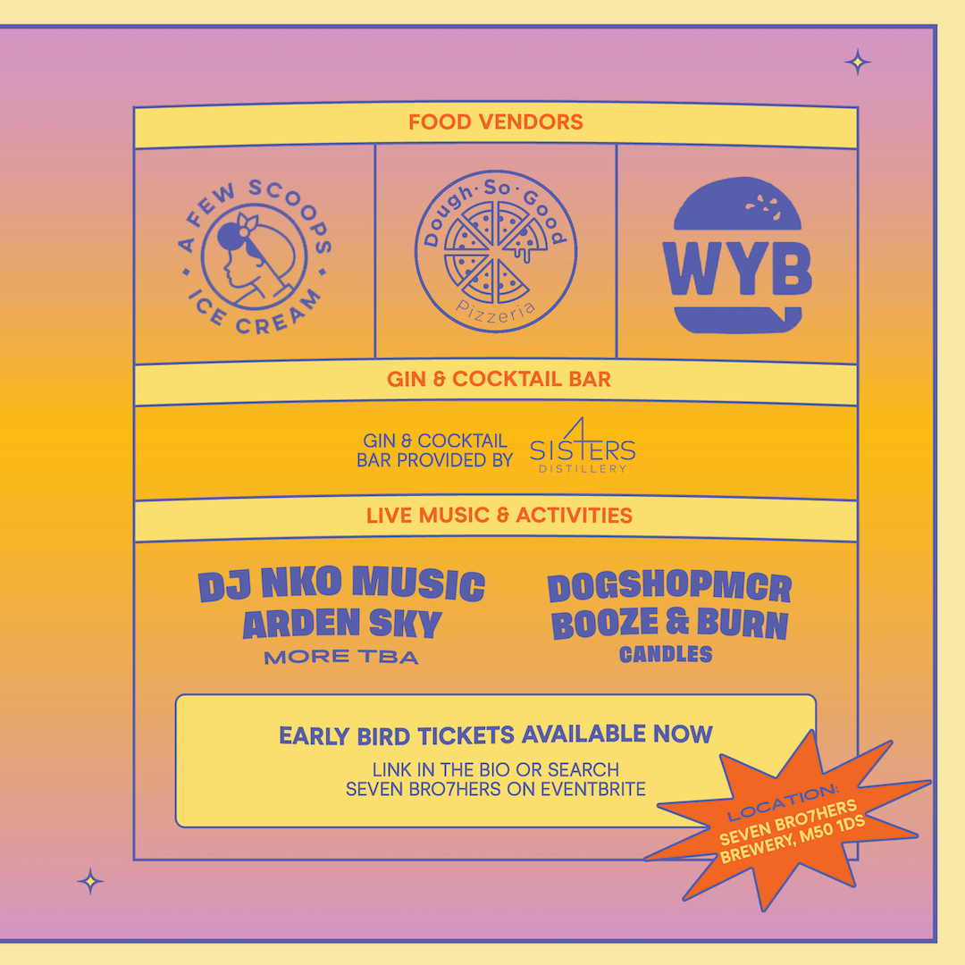 ONE WEEK TO GO! 💥🍻

Our Summer Beer Fest is kicking off next Saturday &amp; we cannot wait to see you all down here for a huge celebration of craft beer, great food &amp; music 🕺🎶🍺

🗓️ Sat 19th Au
⏰ 12-10pm
💲 £20 + FREE pint

Limited tickets available via sevenbro7hers.com/products/summe…