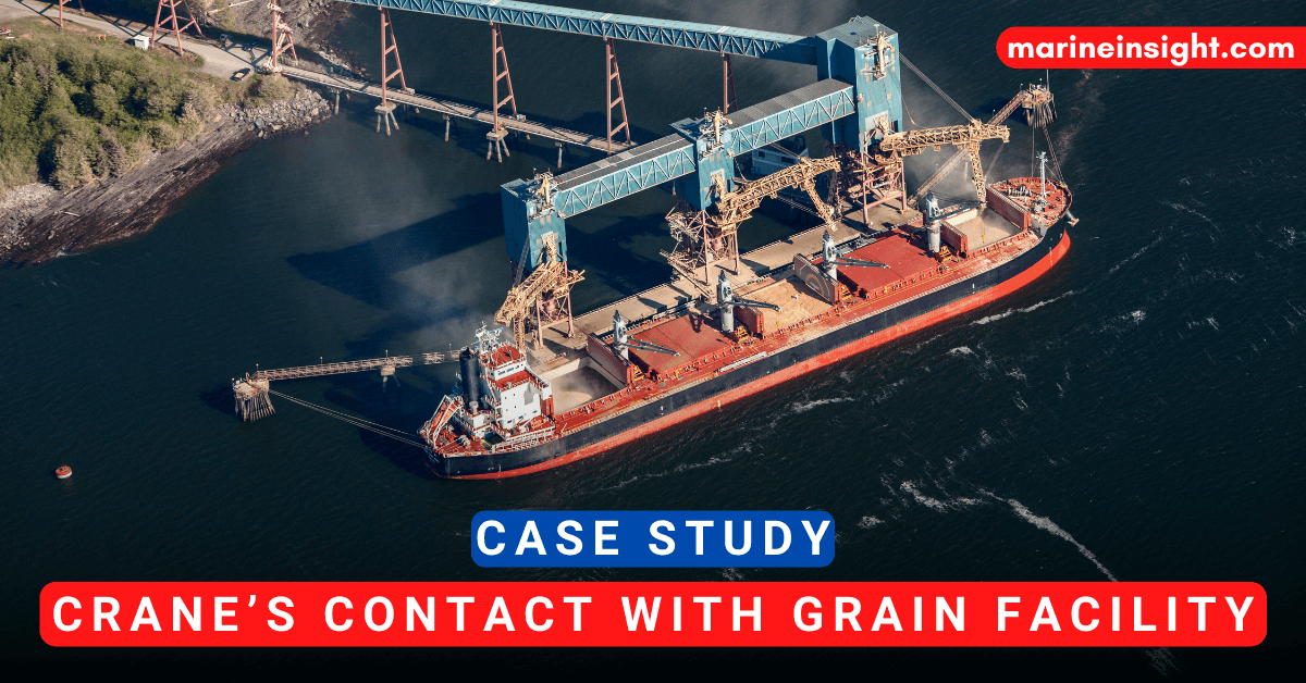MarineInsight's tweet photo. Case Study: Lack Of Signalman Led To Crane’s Contact With Grain Facility
...Check Out this article 👉https://t.co/zCLAXaGK2K
#CaseStudy #GrainFacility #Shipping #Maritime #MarineInsight #Merchantnavy #Merchantmarine #MerchantnavyShips https://t.co/0LGZZ64Cby