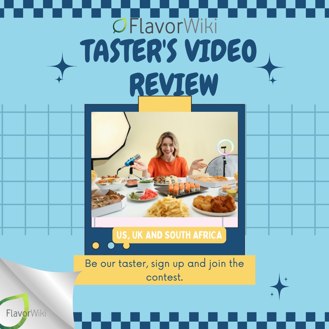 FlavorWiki's tweet photo. 🎬 Lights, camera, food! 🌭🥗 Participate in our Tasters Video Review Contest and make your taste buds the star of the show! 🌟  🏅 Join the delicious fun now! 🍽️🎥

Be our taster, sign up and join the contest at: https://t.co/p0PkXsIqfJ

#FlavorWiki #Tasters #VideoReviewContest https://t.co/FkjnAQQmnD