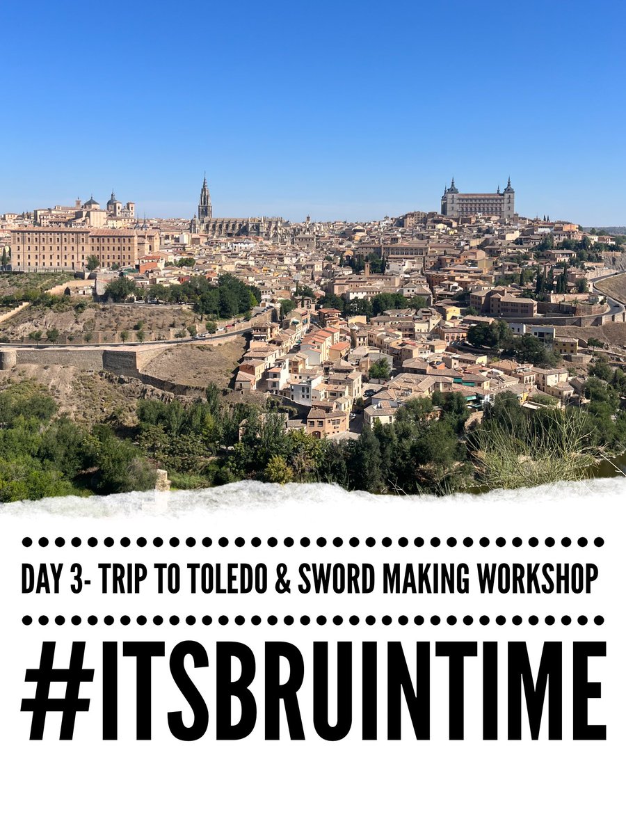 Great time in Toledo, Spain today! The ⚔️ workshop was 🔥🔥 #its🐻time