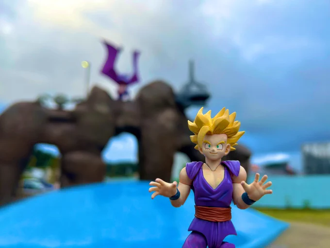 プテラ公園……じゃなかったイシツブテ公園にきたー!!! プテラ可愛ええ  #アーツ悟飯旅