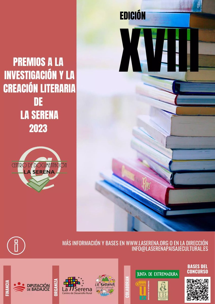 XVIII Edición de los Premios a la Investigación y la Creación Literaria de La Serena nuestracomarca.com/comarca/14729-…