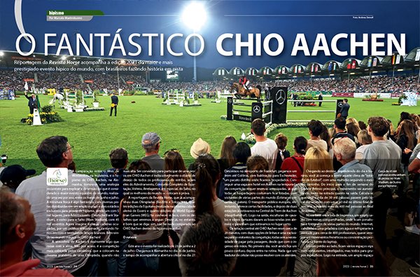 Um estádio de 45 mil pessoas exclusivo para provas de hipismo! Bem-vindo a #chioaachen , na Alemanha! Veja reportagem especial da #revistahorse sobre o mais tradicional e badalado evento hipico do mundo! @ClubeHip @HipismoNet @CarrerasInter @hipismobrasil @paulomassini