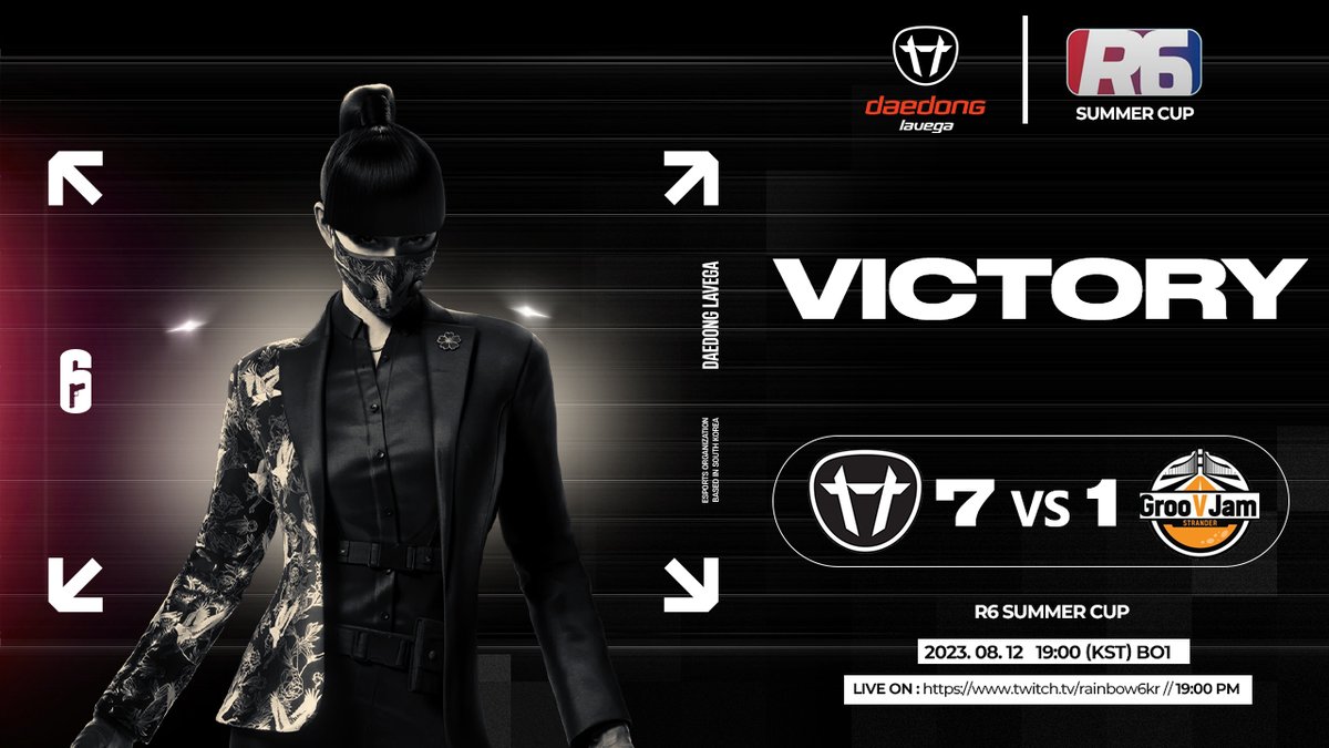 MATCH DAY    

🏆R6 SUMMER CUP DAY - 4 

🆚@grooVjam_FPS 1:7 WIN

#DLWIN #R6