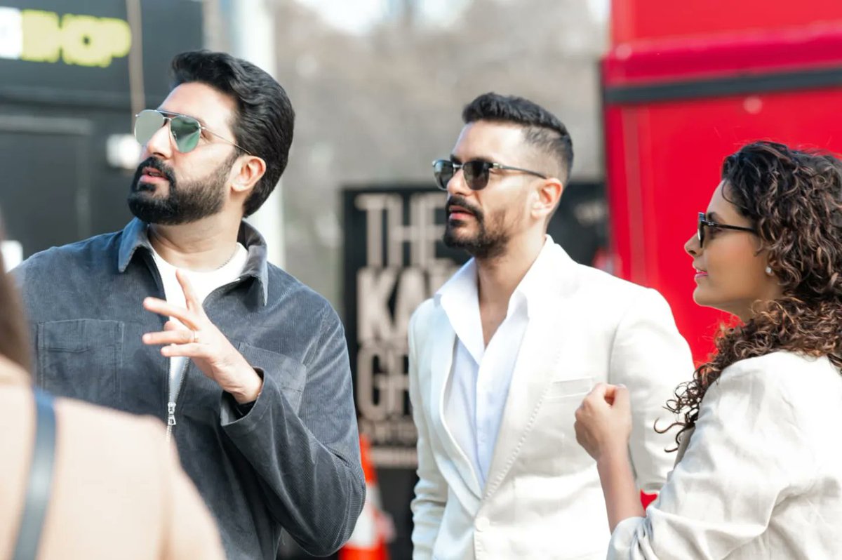 BachchanJrFC's tweet image. #TeamGhoomer at @IFFMelb 
#IFFM2023 #GhoomerInMelbourne 

#AbhishekBachchan #Bachchan #ABCrew