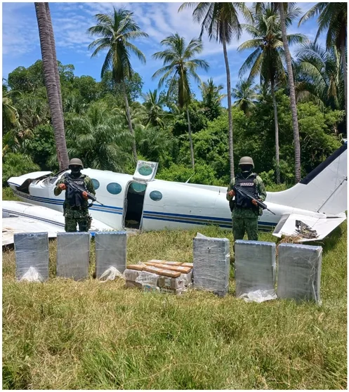 _bobsuruncle_'s tweet photo. #Mexico🇲🇽 - 09Aug2023
@GobiernoMX reported a #seizure of a #Cessna 340 along with 399 packages of #cocaine, weighing 462 kgs. The seizure, which took place about 40 km west of #Tapachula, #Chiapas, was conducted by personnel of the National Guard, #Army, and #AirForce. https://t.co/5bUvwaZlUU