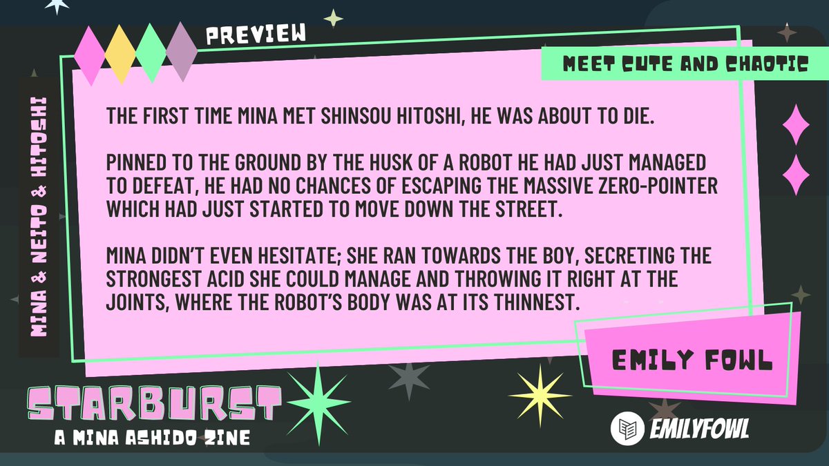 Bit late to the party, but I have two fics in this zine and everyone's done such a splendid job on their pieces - u should totally check it out! It's free to download 💗