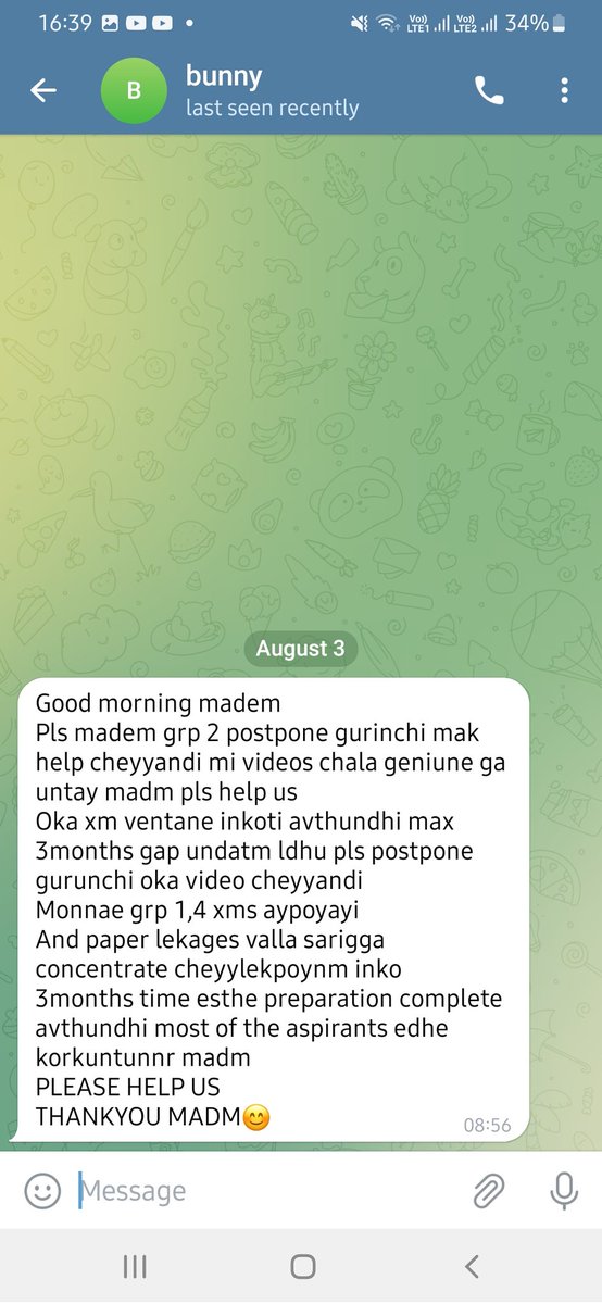 thulasichandu1's tweet photo. #Group2 అభ్యర్థుల సమస్య వాస్తవం. ఇది కోచింగ్ సెంటర్లు నడుపుతున్న ఉద్యమం కాదు. ప్రభుత్వమే సీరియస్ నెస్ గుర్తించకుండా న్యాయమైన ఇష్యూ పట్ల అన్యాయంగా వ్యవహరిస్తోంది. ప్రభుత్వమే ఈ ఇష్యూని పొలిటికల్ ఇష్యూ గా మారుస్తోంది. @RSPraveenSwaero
మిగతా రాజకీయ పార్టీలకు  పట్టట్లేదు. మీ దీక్షతో అయినా ప్రభుత్వం సానుకూల నిర్ణయం తీసుకుంటే అభ్యర్థులు ప్రశాంతంగా చదువుకుంటారు.