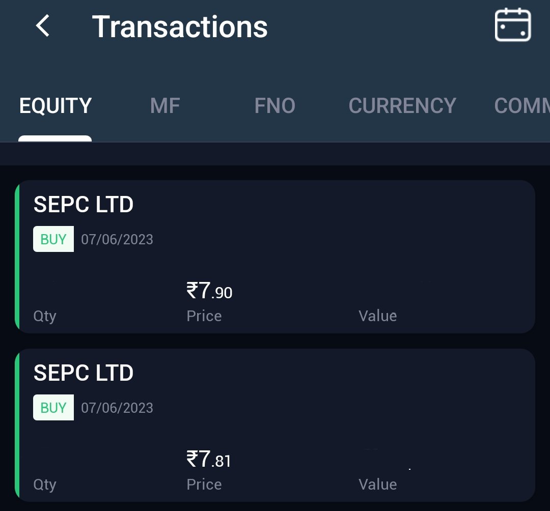 itsnitinverma's tweet image. #SEPC holding from 7.8 rs.
Picked at recent bottom. I hold decent amount of it. Haven't sold/trimmed yet. Already doubled for me in 2 months. 
Will hold as per #Technofunda progress. I am never rigid in buying and selling.
12rs is last stoploss for me for SEPC. Will hold till