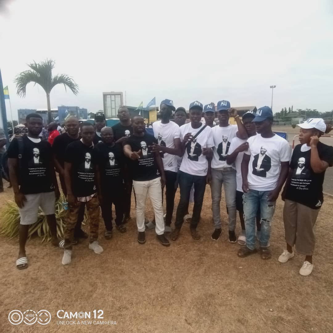 WeLoveABO's tweet photo. Le collectif WE LOVE ALI sur le terrain pour son candidat Ali Bongo Ondimba #alipourtous #gabon #Gabon23 #alibongoondimba #weloveali @PresidentABO https://t.co/dvS2PywCLi