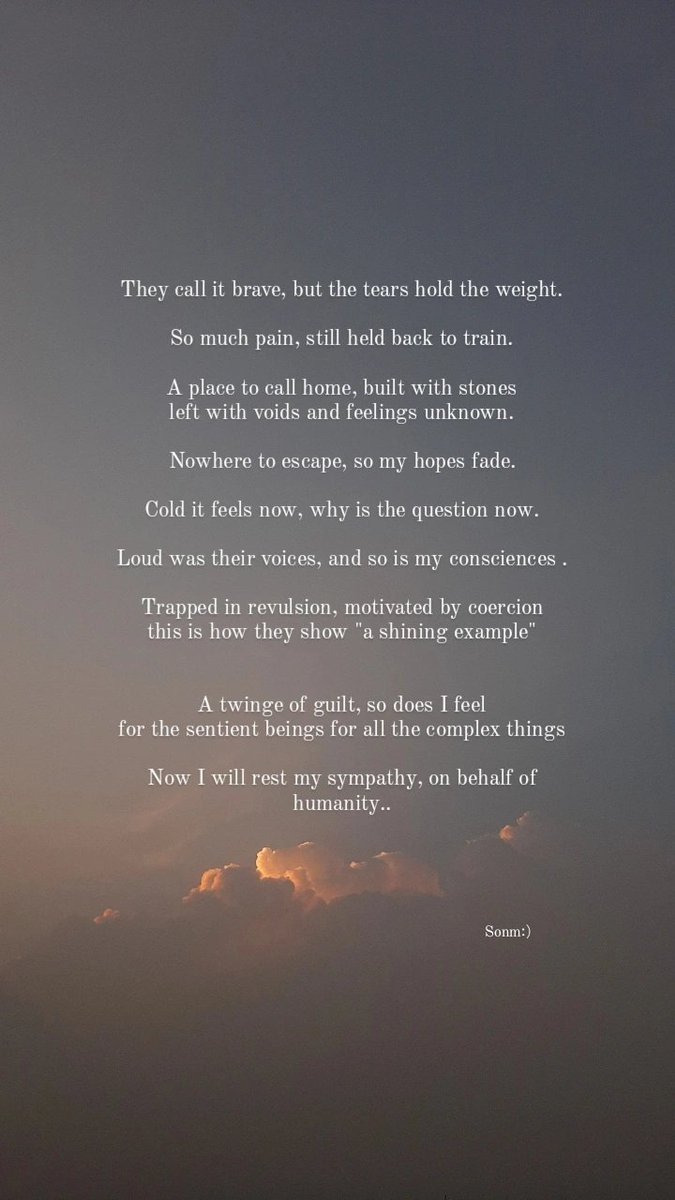 A  sudden realization that surrendering to all the biased and prejudice of the world can be so figuratively liberating, made me ink these down.