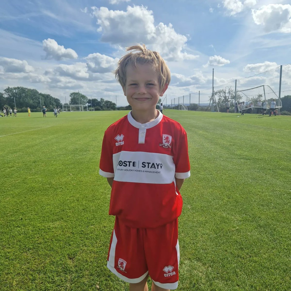 The boy making his U9 Boro debut yesterday against Derby, scored the opener aswell. #UTB #boro #academyfootball