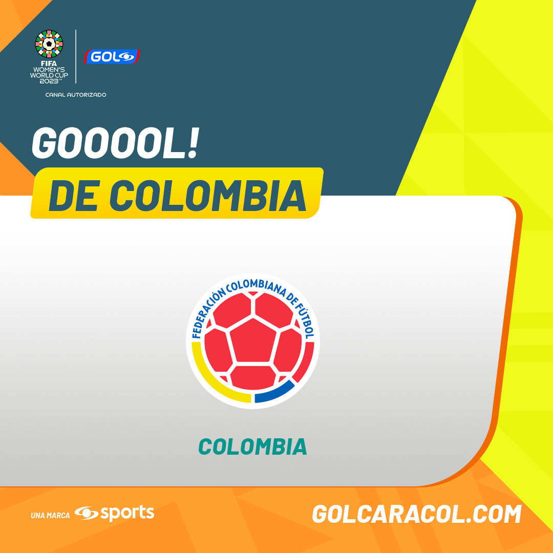 GolCaracol's tweet photo. Minuto 43 🚨: Leicy Santos abre el marcador para Colombia 🇨🇴 con un golazo 

1-0 marcador parcial a favor del equipo nacional 

Siga EN VIVO este duelo por los cuartos de final del Mundial de Australia y Nueva Zelanda en: https://t.co/pd0yp7uvZM 

#SelecciónColombia #VamosColombia