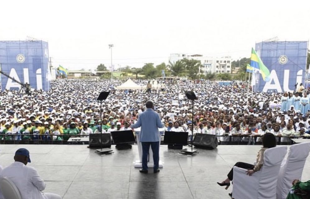 1er meeting de la campagne, validé ✅ #alipourtous #Gabon23 #gabon #alibongoondimba