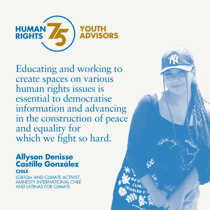 UNHumanRights's tweet photo. On #YouthDay, meet our inspiring #HumanRights75 Youth Advisory Group helping us shape the future of #humanrights!

@UN
#YouthLead
