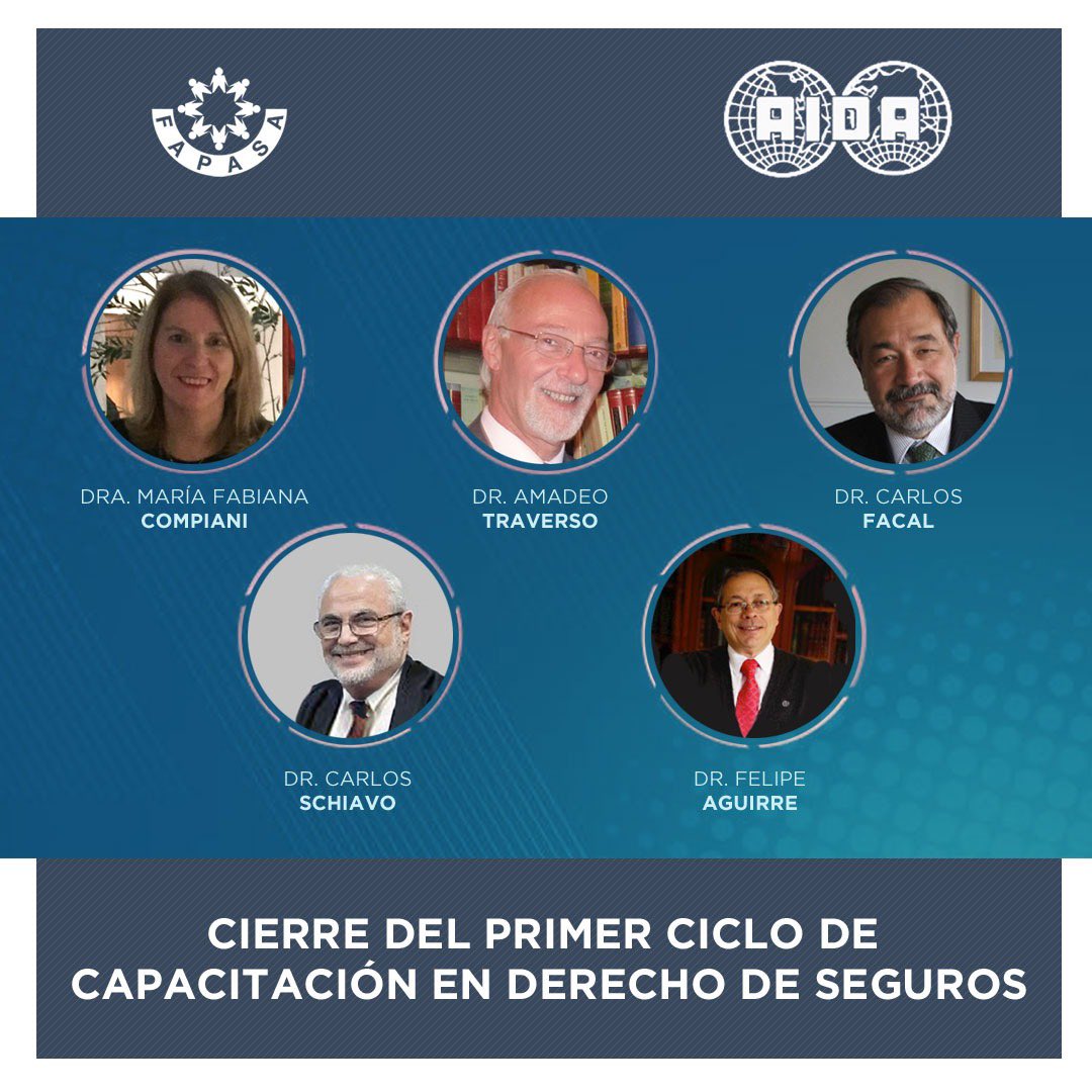 FAPASAOFICIAL's tweet photo. ¡Finalizó con éxito el ciclo de capacitación en Derecho de Seguros organizado por AIDA Argentina y FAPASA! 🎓📚 

Leé la nota completa en nuestra web. 

#DerechoDeSeguros #CapacitaciónProfesional #AIDAArgentina #FAPASA https://t.co/VzG0rOWwAz
