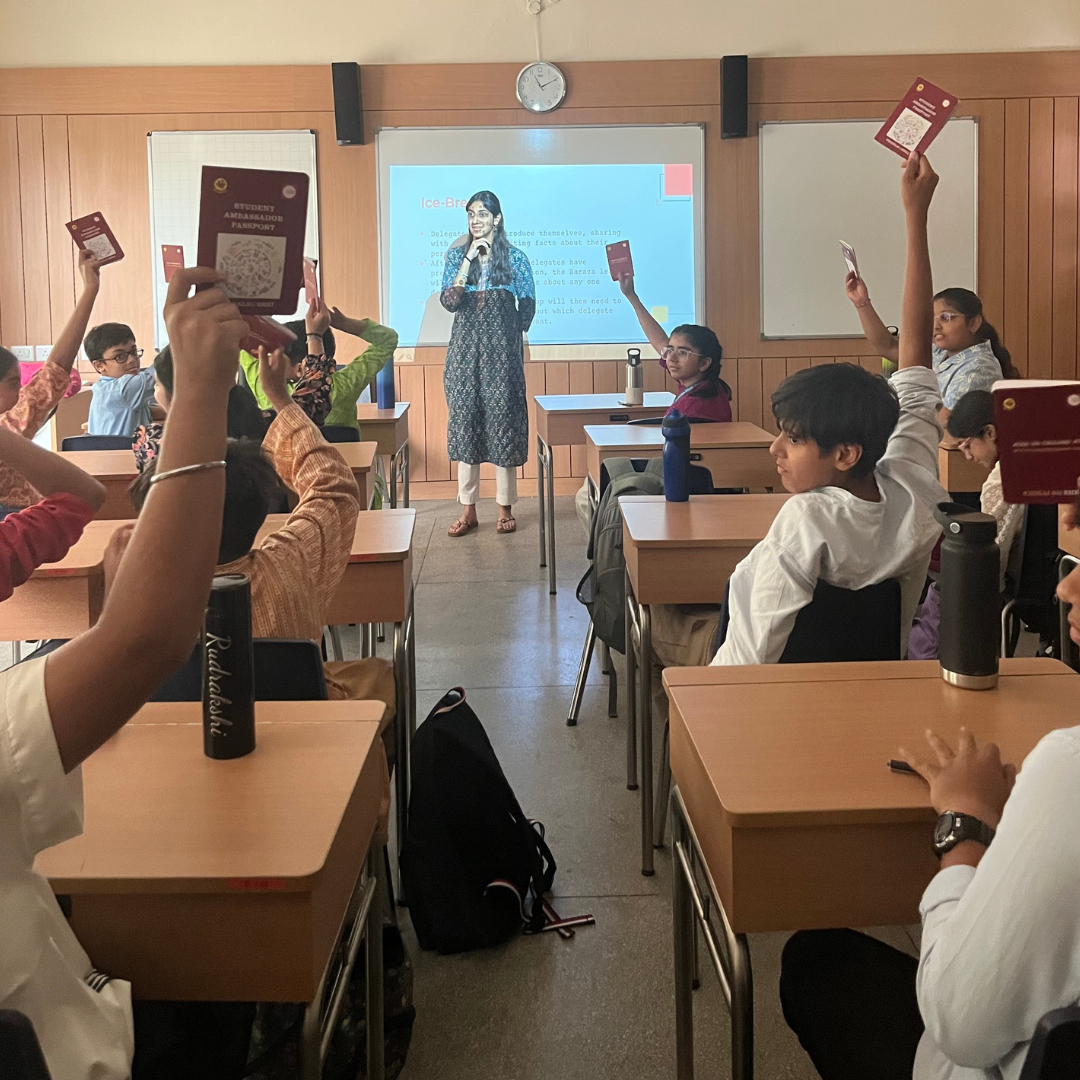 tsrs_online's tweet photo. What a phenomenal day it was at The Shri Ram School-Aravali!

Friday, 11th August 2023, saw middle school students participate wholeheartedly in our first-ever Intra- Conference IDEALS @SHRI inspired by the Round Square Ideal of Leadership. 1/5 https://t.co/mtVgbMHSOi