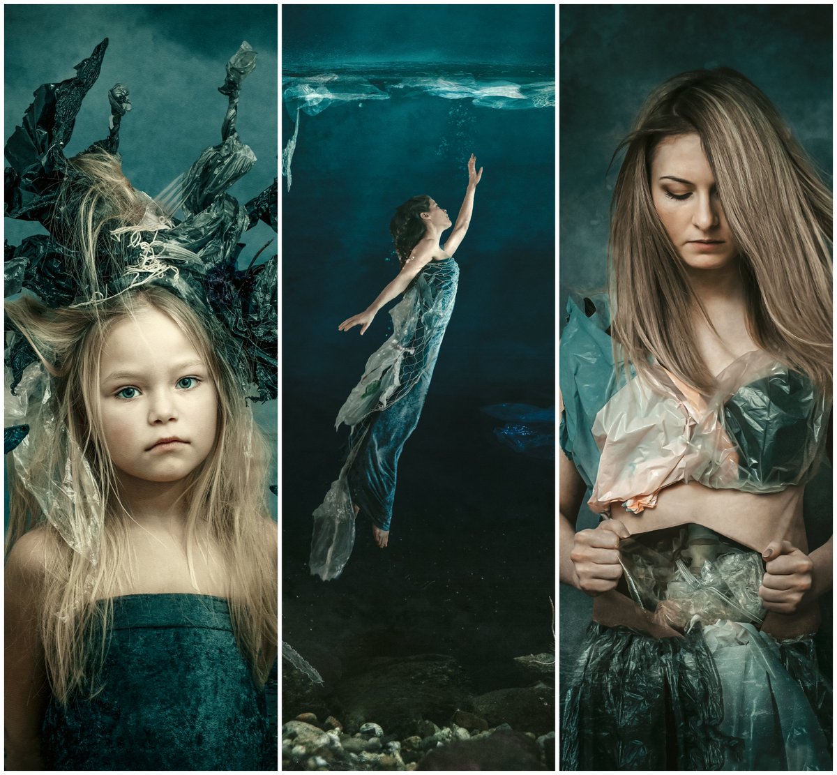 lindakristianse's tweet photo. My photoseries #PlasticWorld continues to spread its wings. This time 3 of them are featured in this book by Tania Winther. Find it/read more on @amazon - linkโคต๏ธ.
#plasticpollution #artforchange