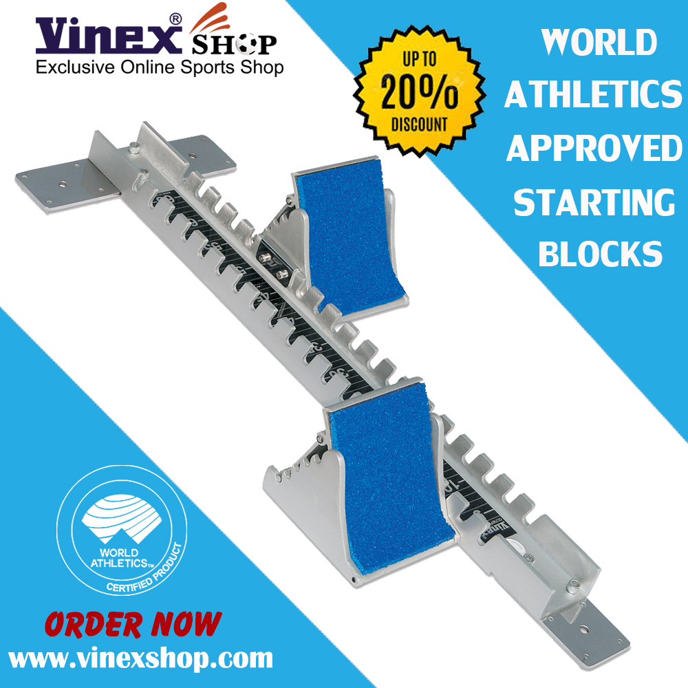 vinexshop's tweet photo. Super Saving Sale: Get Up To 20% Off on Wide Range of #WorldAthleticsCertified & Specified #StartingBlocks.
Order Online at - https://t.co/1EBTrSWso5
#Vinex #TrackandField #AthleticsEquipment #TrackandFieldEquipment #StartingBlock #AthleticsStartingBlocks #India https://t.co/4iscULfkSY