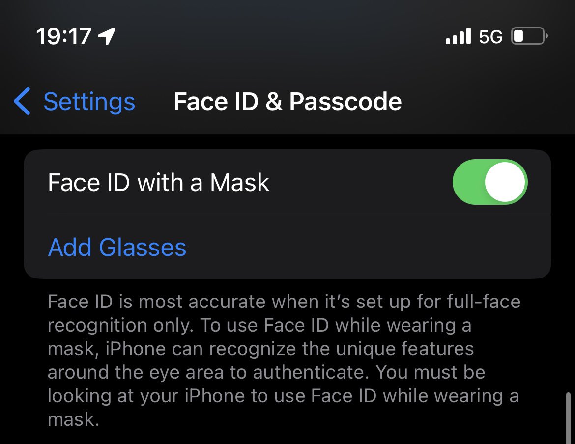 mikesjcameron's tweet photo. The most interesting thing during Covid was Apple adding this feature in the iPhone as if this made our life anymore convenient😂 https://t.co/5AkLSiNfXI