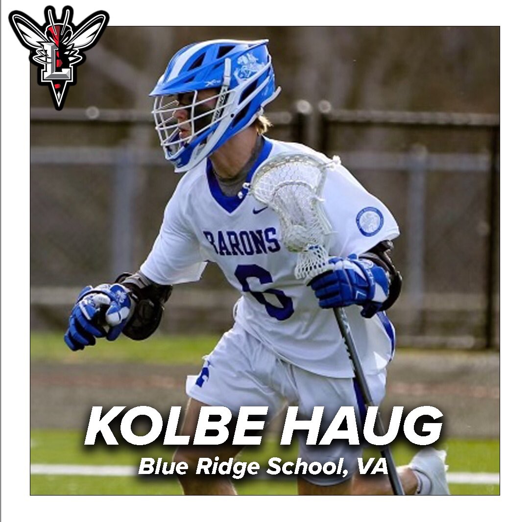 LynchburgMLAX's tweet photo. Lynchburg Men’s Lacrosse:
Class of 2027- Kolbe Haug - attended the Blue Ridge School in VA. Kolbe was a captain on one of the best teams in the state and played for Amped Lacrosse Club.
It’s A Great Day to be a Hornet!!! https://t.co/xQ8XM5hWVK
