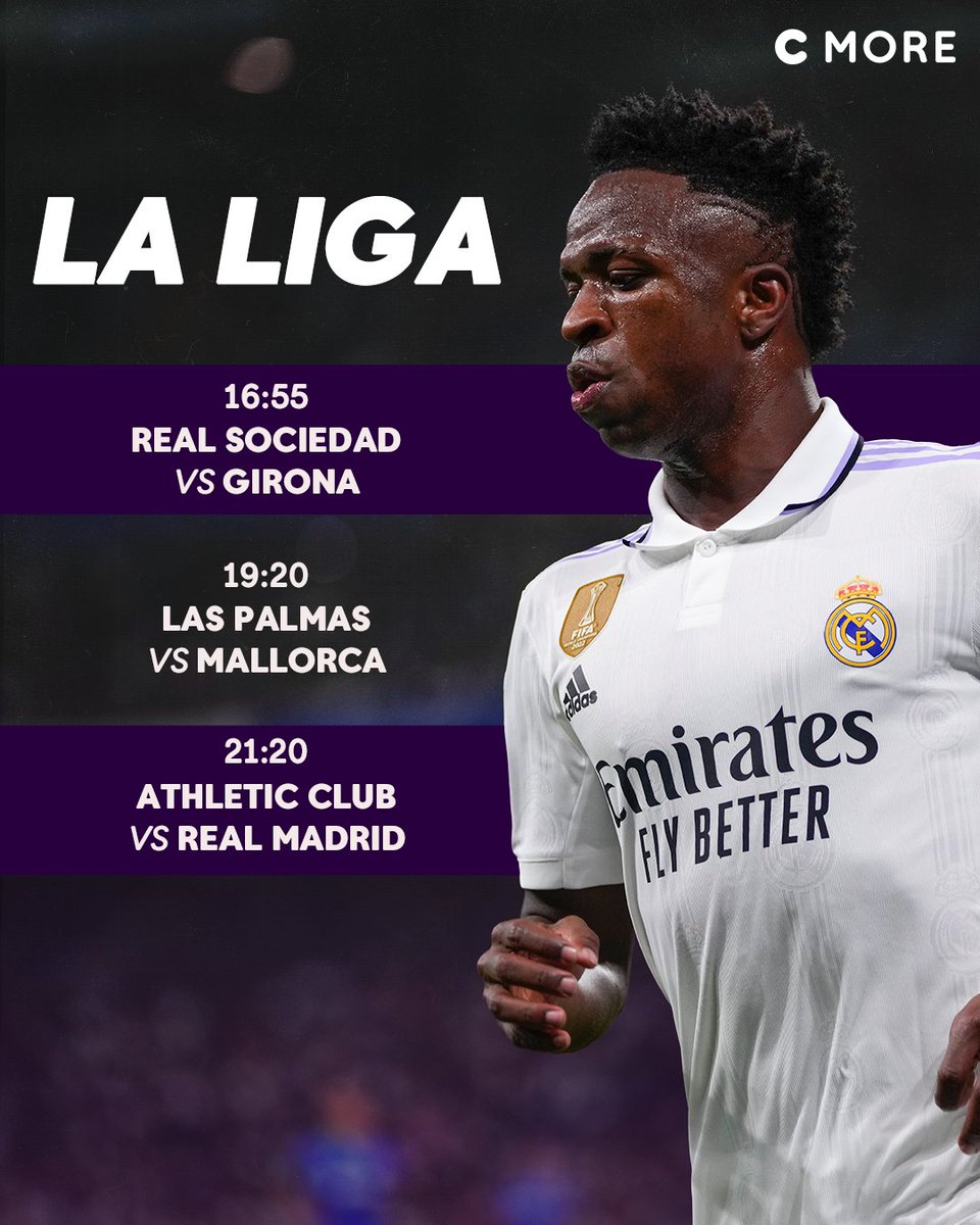 Då var säsongen i gång! Här är lördagens matcher i La Liga 🤩 Följ samtliga på C More 📍