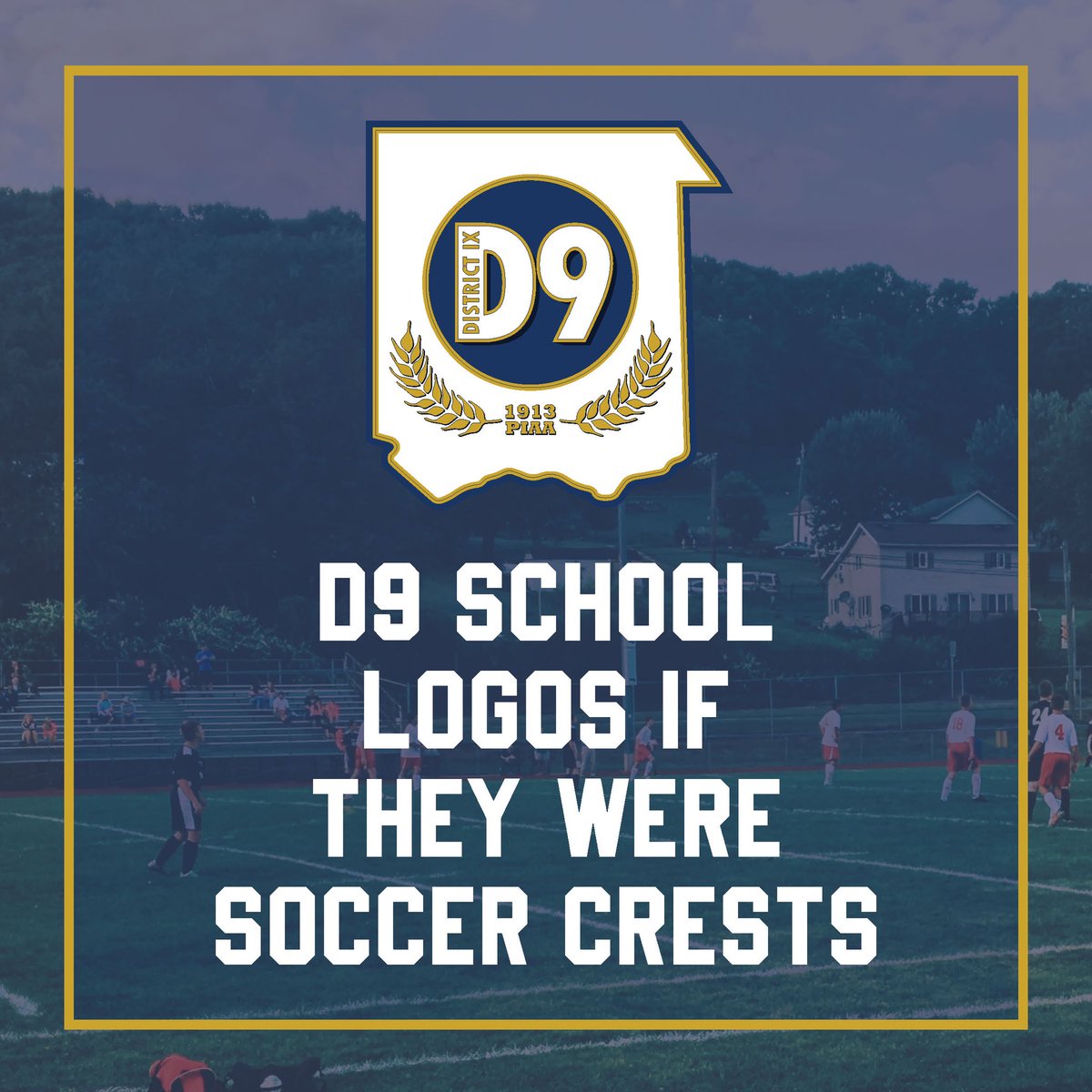 MichaelDawson14's tweet photo. I ended up bored enough that I redesigned every D9 school logo into a soccer crest to use for the upcoming fall season’s match day &amp; league table graphics.

Some of the current school logos are boring &amp; I also need to pad my logo development portion of my portfolio.

Mini 🧵 https://t.co/SRxuyyWBEO