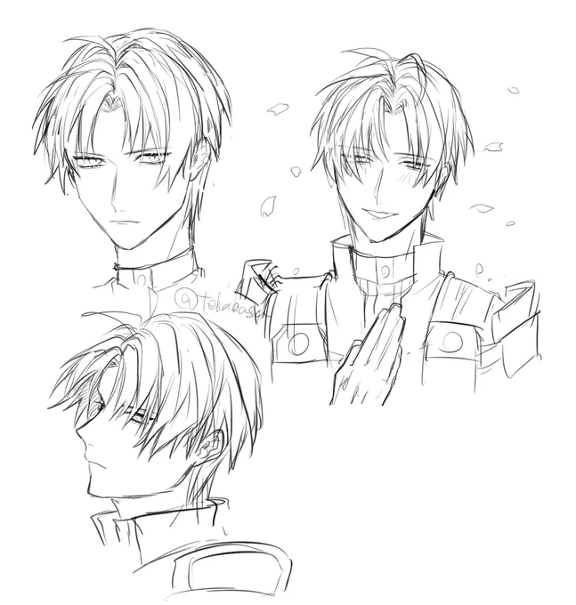 長谷部を一番描きたいのに、絵柄に合わなくてキレ散らかしながら描いてる 