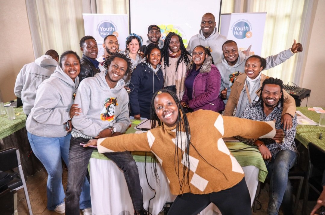 WangariMaathai's tweet photo. On this #InternationalDay4Youth2023  we celebrate the young leaders under the #WangaraiMaathaiYouthHub working towards shaping a sustainable future.

 "To the young people, I say, you are a gift to your communities and indeed the world. You are our hope and our future." Wangari https://t.co/Lm9lZsrbCb